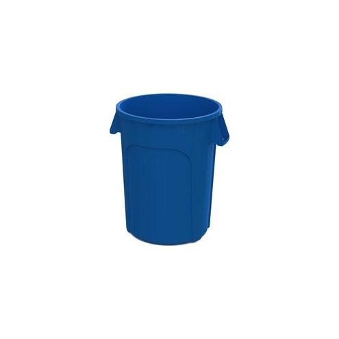 Value-Plus 44 Gallon Blue Container - Sturdy Handle - Blue