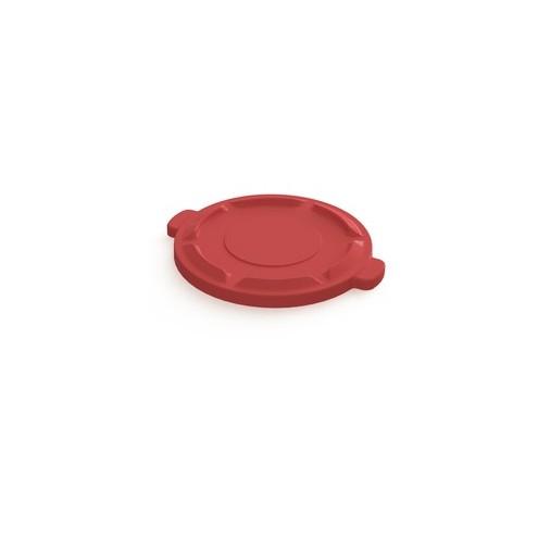 Value-Plus Lid for 20 Gallon Red Trash Can - Red