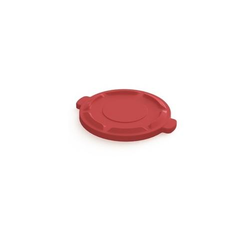 Value-Plus Lid for 32 Gallon Red Trash Can - Red