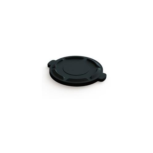 Value-Plus Lid for 32 Gallon Black Trash Can - Black