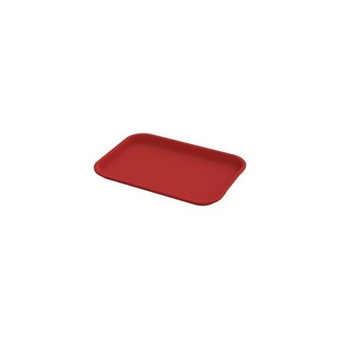 Impact Products Food Service Tray 10x14 Red - Serving Tray - Serving - Red - Textured