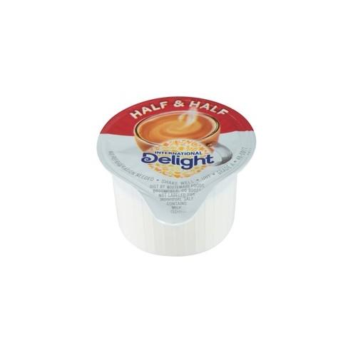 International Delight Int'l Delight Half/Half Singles - 0.03 fl oz (1 mL) - 180/Carton - 1 Serving