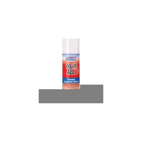 Dymon Do-It-All Foaming Germicidal Cleaner - Aerosol - 18 fl oz (0.6 quart) - 1 Each - White