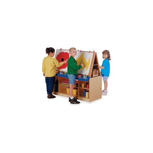 Jonti-Craft Multi-Station Art Center - Baltic Stand - Floor Standing - Assembly Required - 1 Each