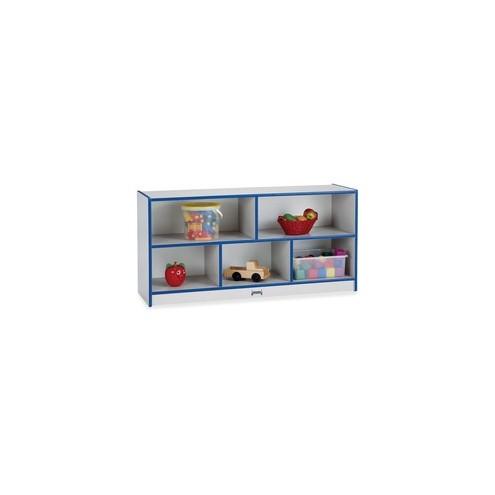 Rainbow Accents Rainbow Low Open Single Storage Shelf - 29.5" Height x 48" Width x 15" Depth - Blue - Rubber - 1Each