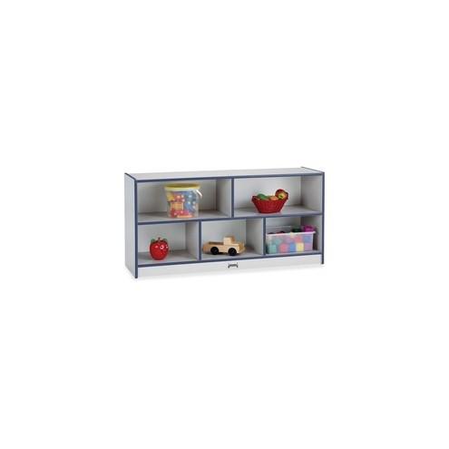 Rainbow Accents Rainbow Low Open Single Storage Shelf - 29.5" Height x 48" Width x 15" Depth - Navy - Rubber - 1Each