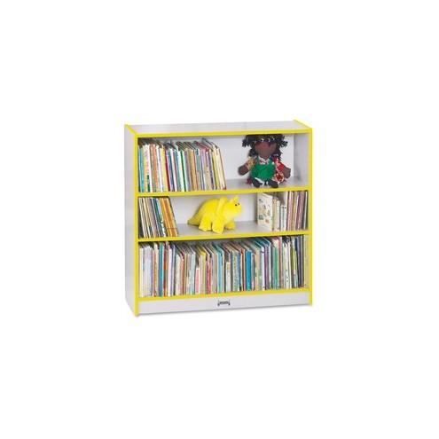 Rainbow Accents 36" Bookcase - 36" Height x 36.5" Width x 11.5" Depth - Yellow - 1Each