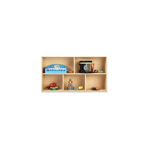 young Time Young Time 2-shelf Open Storage Unit - 2 Compartment(s) - 26.5" Height x 48" Width x 12" Depth - Baltic - 1Each