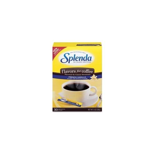 Splenda French Vanilla Coffee Sweetener - French Vanilla Flavor - Artificial Sweetener - 30/Box