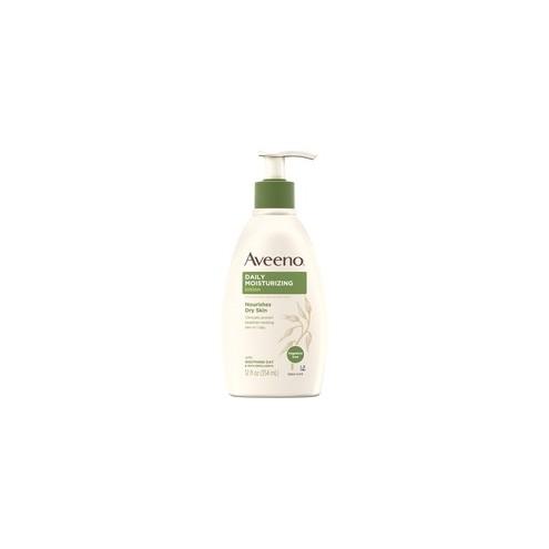 Aveeno&reg; Daily Moisturizing Lotion - Lotion - 12 oz (340.2 g) - Non-fragrance - For Dry, Sensitive Skin - Non-greasy, Non-comedogenic, Hypoallergenic, Absorbs Quickly - 1 Each
