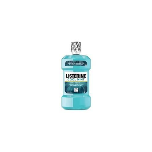 LISTERINE&reg; COOL MINT Antiseptic Mouthwash - For Plaque, Bad Breath, Gingivitis - Mint - 1.59 quart - 6 / Carton