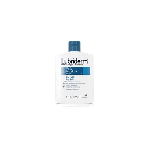 Lubriderm Daily Moisture Skin Lotion - Lotion - 6 fl oz - Flip Top Dispenser - Applicable on Whole Body - Non-greasy - 1 Each