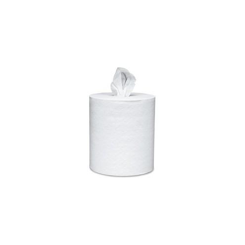 Scott Center-pull Paper Towels - 8" x 15" - 500 Sheets/Roll - 8.80" Roll Diameter - White - Paper - Absorbent, Center Pull - For Hand - 4 / Carton