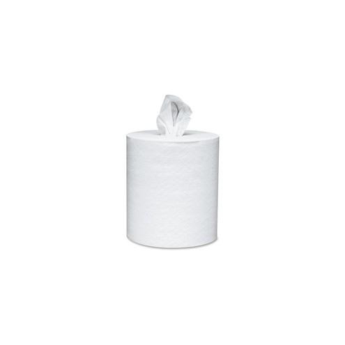 Kleenex Premiere Center-Pull Towels - 1 Ply - 8" x 15" - 250 Sheets/Roll - 8.40" Roll Diameter - White - For Hand - 1000 / Carton