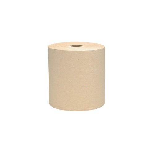 Scott Brown Hard Roll Towels - 7.36" x 800 ft - Brown, Kraft - Paper - Absorbent, Nonperforated - 12 / Carton