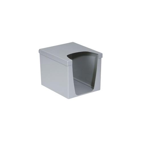 Kimberly-Clark Quarterfold Wiper Dispenser - 9" Height x 7.5" Width x 7.5" Depth - Gray