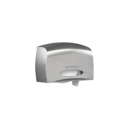 Scott Pro Coreless Jumbo Roll Tissue Dispenser - Roll Dispenser - 1 x Roll - 9.8" Height x 14.3" Width x 6" Depth - Stainless Steel