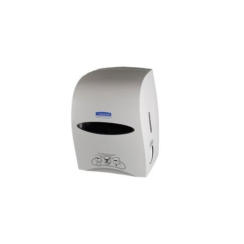 Kimberly-Clark Professional Sanitouch Hard Roll Towel Dispenser - Roll Dispenser - 1 x Roll - 16.1" Height x 12.6" Width x 10.2" Depth - ABS Plastic - White - Touch-free, Durable