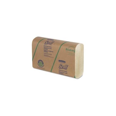 Scott Multi-fold Towels - 9.20" x 9.40" - Soft Wheat - Fiber - Multi-fold, Eco-friendly - 4000 / Carton