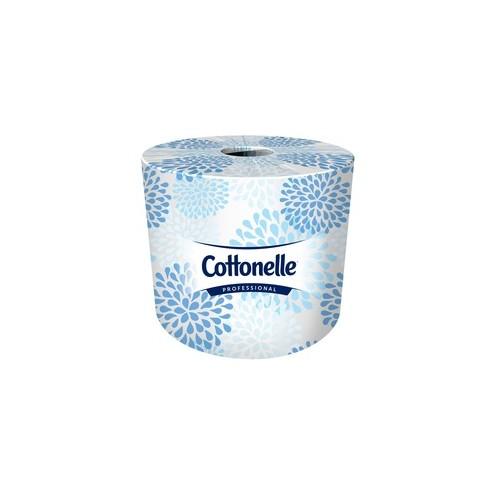 Cottonelle Standard Roll Bathroom Tissue - 2 Ply - 4" x 4" - 451 Sheets/Roll - White - Soft - For Washroom - 20 / Carton