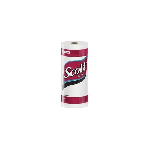 Scott Kitchen Roll Paper Towels - 11" x 8.75" - 96 Sheets/Roll - White - Soft, Absorbent, Perforated - 1440 / Carton