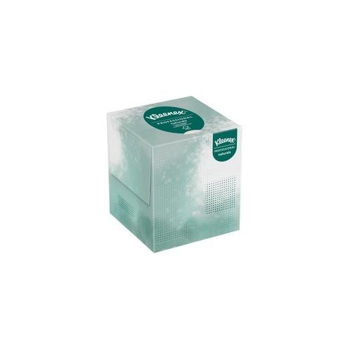 Kleenex Naturals Facial Tissue - 8.40" x 8.40" - White - Fiber - Soft - For Restroom - 95 Quantity Per Box - 1 Box
