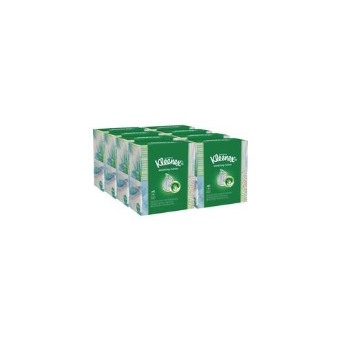 Kleenex Lotion Facial Tissue - 2 Ply - White - Soft - For Face - 75 Quantity Per Box - 32 / Carton