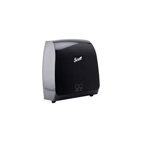 Scott Pro Electronic Towel Dispenser - Touchless Dispenser - 9.2" Height x 12.7" Width x 16.4" Depth - Black - Touch-free