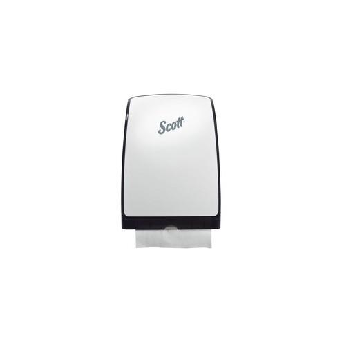 Scott Mod Slimfold Folded Towel Dispenser - Multifold Dispenser - 225 x Towel - 13.7" Height x 9.8" Width x 2.9" Depth - White - Compact, Easy-to-load