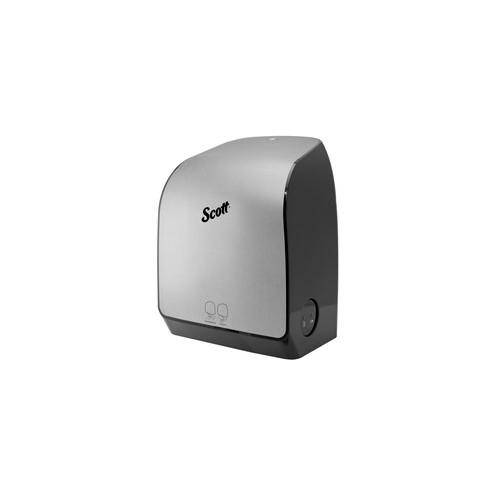 Scott Pro Electronic Towel Dispenser - Touchless Dispenser - 9.2" Height x 12.7" Width x 16.4" Depth - Stainless - Touch-free