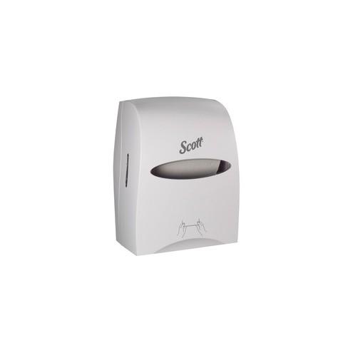 Scott Essential System Touchless Roll Towel Dispenser - Touchless Dispenser - 16.1" Height x 12.6" Width x 10.2" Depth - White