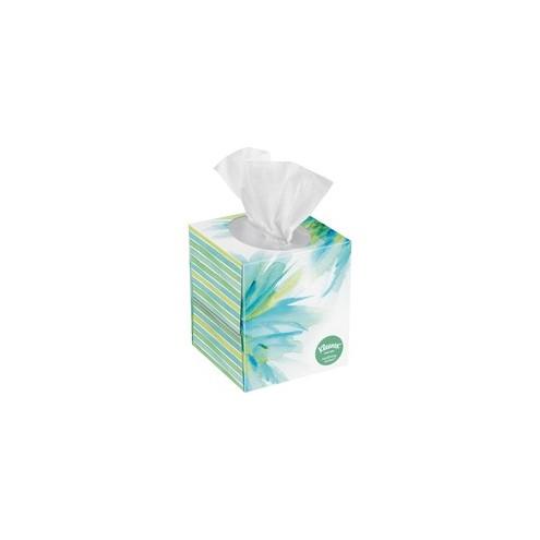 Kleenex Soothing Lotion Tissues - 3 Ply - 8.20" x 8.40" - White - Soft - For Home, Office, School - 65 Quantity Per Box - 1 Box