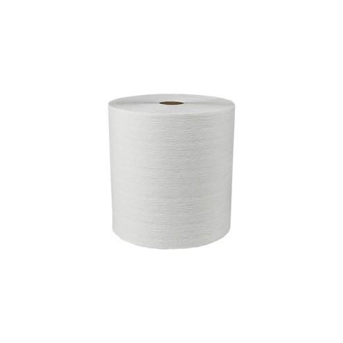 Scott Hard Roll Towels - 8" x 600 ft - White - Paper - Absorbent, Nonperforated - 6 / Carton