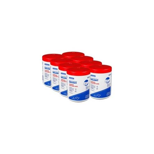 KIMTECH Prep Surface Sanitizer Wipes - Wipe - 28 oz (1.75 lb)12" Width x 12" Length - 30 / Canister - 8 / Carton - White