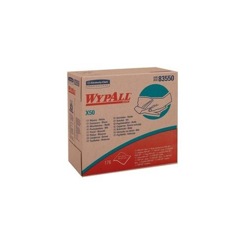 Wypall X50 Cloths - Wipe - 176 / Box - 1760 / Carton - White