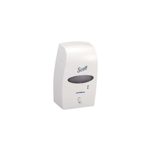 Scott Electronic Cassette Skin Care Dispenser - Automatic - 1.27 quart Capacity - Support 3 x D Battery - White - 1Each