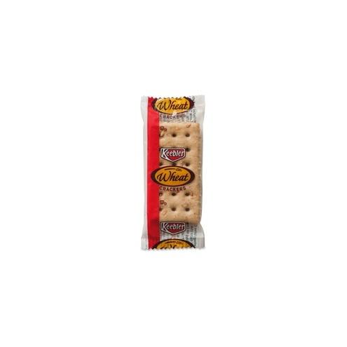 Keebler&reg Wheat Crackers - Wheat - Packet - 2 - 300 / Carton