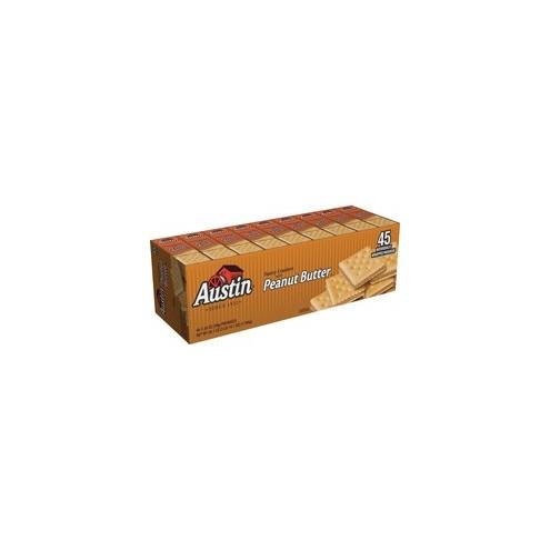 Austin Peanut Butter Snack Crackers - Individually Wrapped - Peanut Butter - 1.38 oz - 45 / Carton