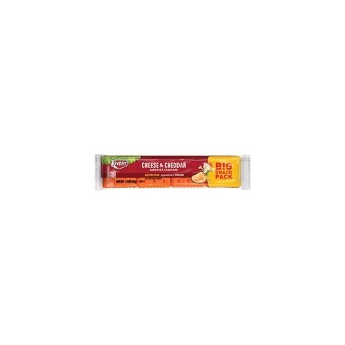 Keebler&reg Cheese Crackers with Cheddar Cheese - Cheddar Cheese - 1.80 oz - 12 / Box