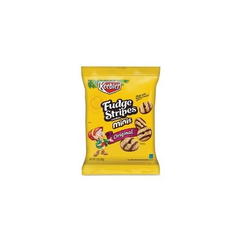 Keebler Fudge Stripes&trade; Minis - 1 Serving Bag - 2 oz - 8 / Box