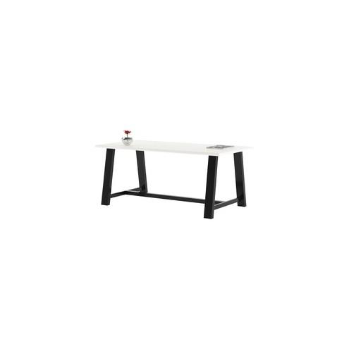 KFI Midtown 36x72x30 Laminate Top Table - 72" x 36" x 30" - Material: Steel Leg, Polyvinyl Chloride (PVC) Edge - Finish: High Pressure Laminate (HPL) Top, White