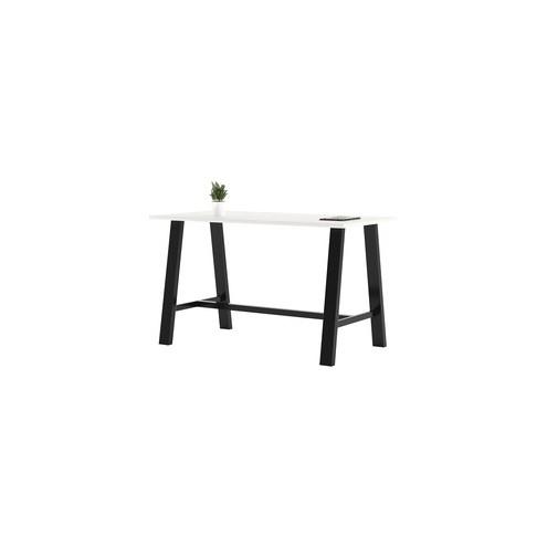 KFI Midtown 36x72x41 Laminate Top Table - 72" x 36" x 41" - Material: Steel Leg, Polyvinyl Chloride (PVC) Edge - Finish: High Pressure Laminate (HPL) Top, White