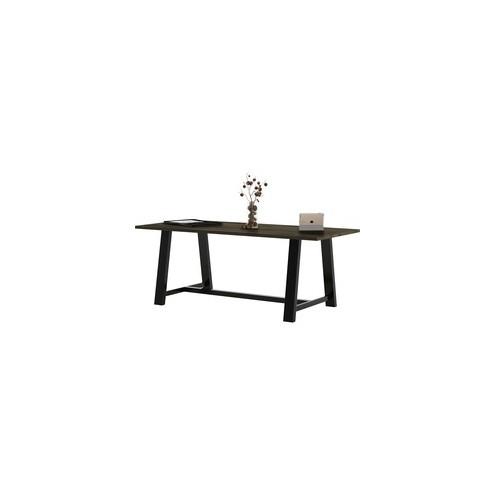 KFI Midtown Cafeteria Table - Wood Grain Rectangle Top - 84" Table Top Length x 36" Table Top Width - 30" Height - Assembly Required