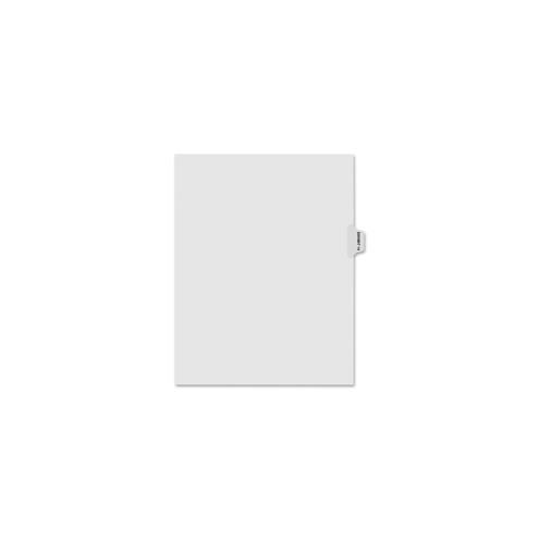 Kleer-Fax Numerical Index Dividers - Printed Tab(s) - Digit - 14 - 25 Tab(s)/Set - 8.5" Divider Width x 11" Divider Length - Letter - White Divider - 25 / Pack