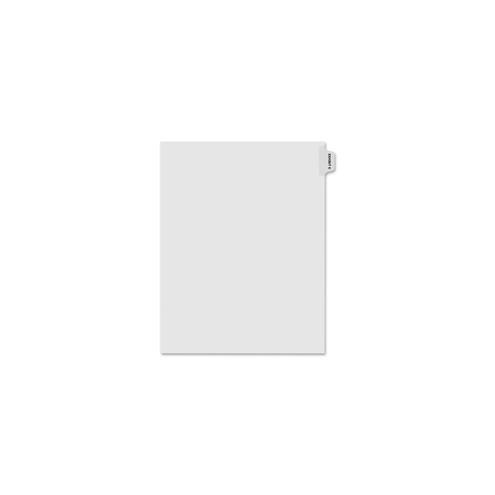Kleer-Fax Exhibit A Side-tab Index Dividers - Printed Tab(s) - Character - EXHIBIT K - 25 Tab(s)/Set - 8.5" Divider Width x 11" Divider Length - Letter - White Divider - 25 / Pack