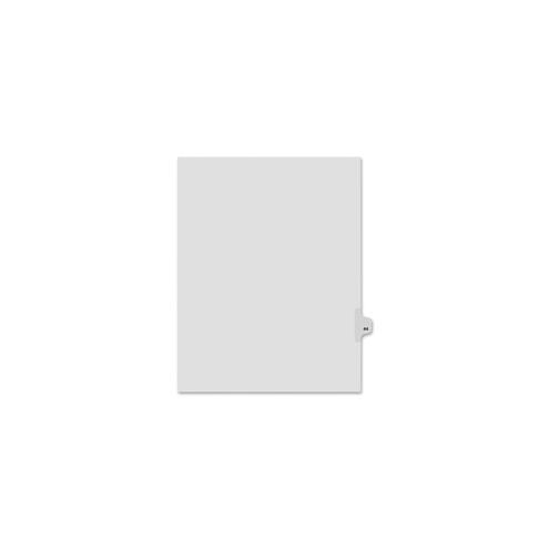 Kleer-Fax Legal Exhibit Numbered Index Dividers - Printed Tab(s) - Digit - 44 - 8.5" Divider Width x 11" Divider Length - Letter - White Divider - 25 / Pack