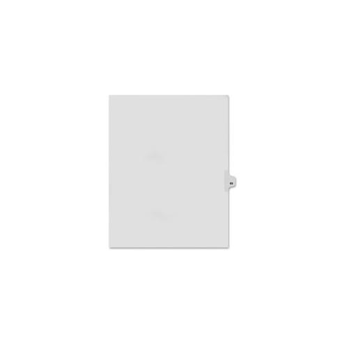 Kleer-Fax Legal Exhibit Numbered Index Dividers - Printed Tab(s) - Digit - EXHIBIT 65 - 25 Tab(s)/Set - 8.5" Divider Width x 11" Divider Length - Letter - White Divider - 25 / Pack