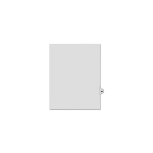 Kleer-Fax Legal Exhibit Numbered Index Dividers - Printed Tab(s) - Digit - 94 - 8.5" Divider Width x 11" Divider Length - Letter - White Divider - 25 / Pack