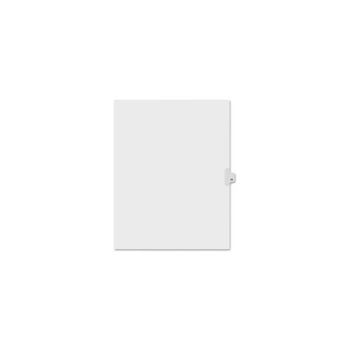 Kleer-Fax Numeric Laminated Tab Index Dividers - Printed Tab(s) - Digit - 89 - 25 Tab(s)/Set - 8.5" Divider Width x 11" Divider Length - Letter - White Divider - 25 / Pack