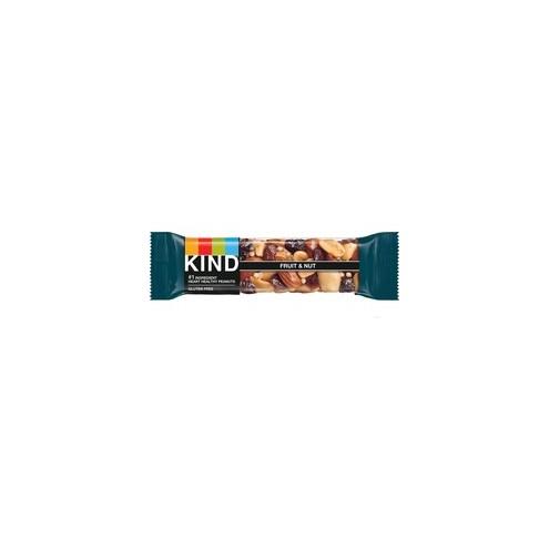 KIND Fruit and Nut Bar - Individually Wrapped, Non-GMO, Gluten-free, Dairy-free, Cholesterol-free, Fat-free, Sulfur dioxide-free - Natural - 1.40 oz - 12 / Box